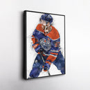Connor McDavid Canvas Art – Edmonton Oilers Wall Decor