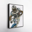 Steve Smith Canvas Art – Carolina Panthers Wall Decor