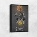 Donovan Mitchell Poster Graffiti Neon Utah Jazz NBA Hand Made Poster Canvas Print Kids Wall Art Man Cave Gift Home Decor