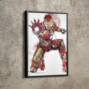 Iron Man Poster Marvel Comics Hand Made Posters Canvas Print Wall Art Home Decor