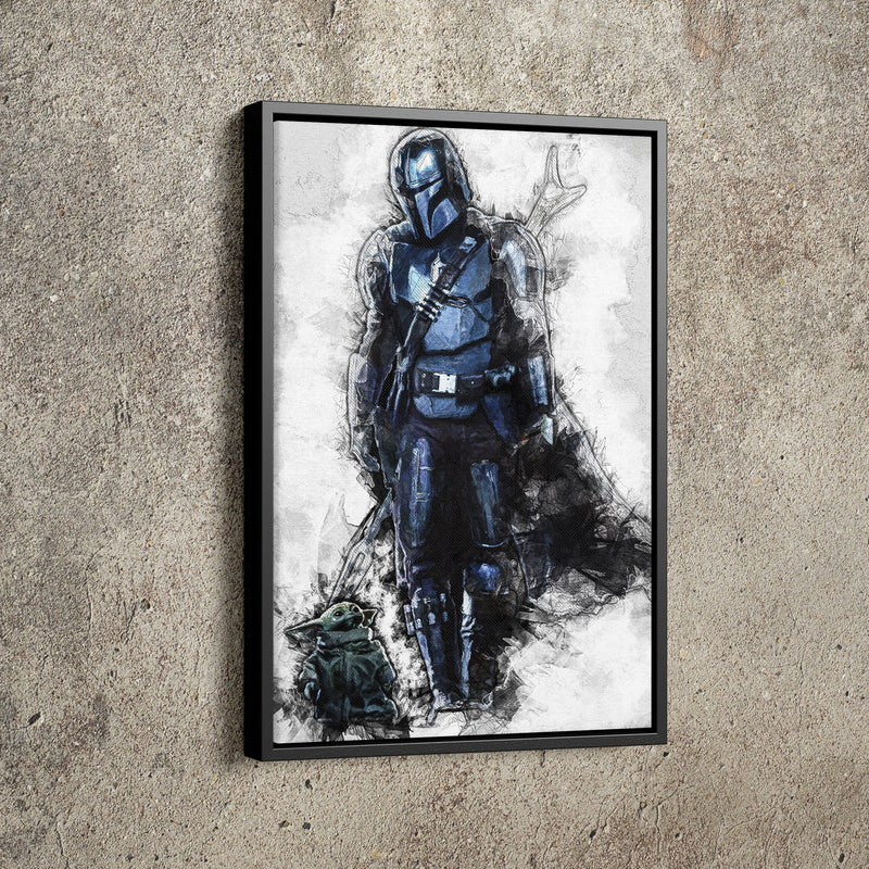 Star Wars Hand fashion Painted Canvas