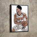 Devin Booker Poster Phoenix Suns Basketball Painting Hand Made Posters Canvas Print Wall Kids Art Man Cave Gift Home Decor
