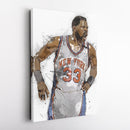 Patrick Ewing Canvas Art – New York Knicks Wall Decor