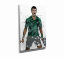 Novak Djokovic Poster Tennis player Hand Made Posters Canvas Print Kids Wall Art Man Cave Gift Home Decor