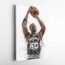 David Robinson Canvas Art – San Antonio Spurs Wall Decor