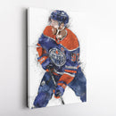 Connor McDavid Canvas Art – Edmonton Oilers Wall Decor