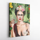 Frida Kahlo Canvas Art – Colorful Painter Wall Decor