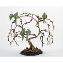 Lovecup Porcelain Birds on Tree Branch Bronze L001