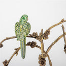 Lovecup Porcelain Birds on Tree Branch Bronze L001