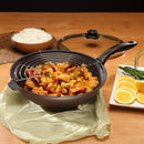 HD Nonstick Wok with Glass Lid