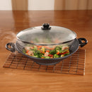 HD Nonstick Wok with Glass Lid