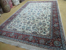 6' X 9' Vintage Handmade Fine Chinese Floral Oriental Wool Rug Carpet Beige
