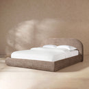 Archie Puffy Grounded - Upholstered Platform Bed