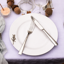Olive Melamine Lunch Plates - Set of 4