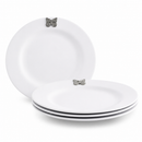 Butterfly Melamine Lunch Plates - Set of 4