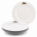Bunny / Rabbit Melamine Lunch Plates - Set of 4
