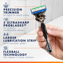 Gillette ProGlide Razor Refills for Men, 4 Razor Blade Refills