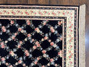 Karastan Rug 8' 8" x 12" Garden of Eden Collection Ebony Trellis
