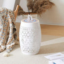RUBY 12" SIDE TABLE - WHITE