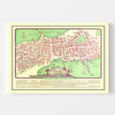 Vintage Map of Salem, Massachusetts 1930