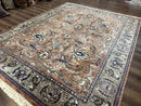 Indo Persian Mahal Rug 8x10, Traditional Wool Oriental Carpet, Pink
