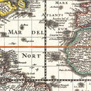 Vintage World Map 1652
