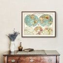 Vintage World Map 1911