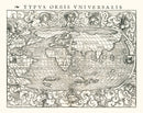 Vintage World Map 1540