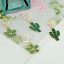 Cute Small Gold Hoop Dangle Earrings for Little Girls Funny Hypoallergenic Multiple Colour Butterfly Star Flower Aesthetic Drop Earrings for Kids Teen Jewelry (20 Pairs)