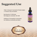 Children's Tranquility, Children's Sleep Aid Relaxing Herbal Tincture 1 oz.