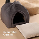 Kasentex Cat Bed, Lovely Tent with Removable Washable Pillow Cushion