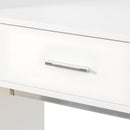 Freestanding Closet System,  Stand-Alone Wardrobe with 6 open Shelves,74.8'' Heigh Closetwith 1 Wood Drawers, Wood Walk-in Closet with 2 Hanging Rod, White