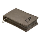 Leatherette Manicure Set, Grey 4.25" X 2.5"