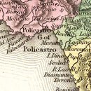 Vintage Map of Italy 1836
