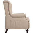 Wingback Recliner Chair With Massage And Heat For Living Room