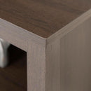 70 Inch TV Stand Espresso Finish With Adjustable Shelves