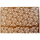 Outdoor & Indoor Privacy Screen Metal Privacy Screen 76' H×48' W, Freestanding Decorative Privacy Screen for Deck Balcony Patio, Privacy Fence Panels for Outside Lawn Garden PS120 BROWN