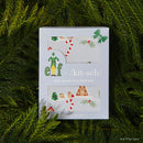 Kitsch x elf Satin Pillowcase in Periwinkle Christmas - Standard