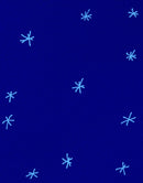 Starry Night on a Deep Blue Midnight Sky Wall Mural Decal.