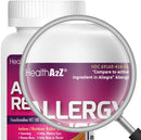 HealthA2Z Fexofenadine Hydrochloride 180mg, Antihistamine for Allergy Relief, 24-Hour Antihistamine for Allergy Relief (120 Count (Pack of 1))