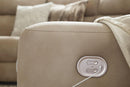 Wall Hugger Power Recliner Light Brown With USB Ports