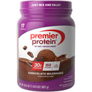 Premier Protein Powder, Chocolate Milkshake, 30g Protein, No Added Sugar, 100% Whey Protein, Keto Friendly, Soy & Gluten Free, 24.5 oz, 17 Servings (Packaging May Vary)