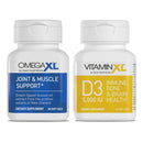 OmegaXL Joint Support 60 Soft Gels & VitaminXL D3 5000 IU 30 Count
