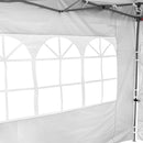 Ainfox 10x10 Feet Pop Up Backyard Canopy Tent, Instant Folding Shelter with 4 Sidewalls and Roller Bag for Party