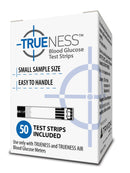 TRUENESS Blood Glucose Test Strips 100ct + 100 Lancets - Ideal for Testing Blood Sugar Levels - Compatible with TRUENESS Meters for Accurate Diabetes Monitoring