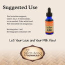Let There Be Milk! Herbal Breastfeeding Supplement to Promote Healthy Breastmilk Production 1 oz.