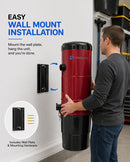 Prolux CV12000 Central Vacuum Unit System with Prolux Electric Hose Power Nozzle Kit and 10 Year Warranty