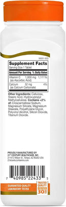 21st Century Vitamin C 1000mg Tablets, Immune & Antioxidant, 110 Count