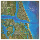 Jupiter Inlet, Florida Map Home Decor Art Print on Real Wood