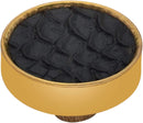 Faux Crocodile 1-3/5 in.  Leatherite Cabinet Knob